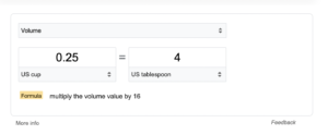 How Many Tablespoons in 1/4 Cup